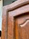 Old Teakwood Arch Door with Fine Carving
