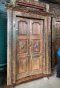 Vintage English Front Door with Unique Carving