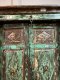 Old Teakwood Door in Rustic Green