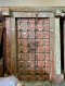 Old Wooden Door with Iron and Brass Decor