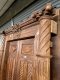 European Colonial Front Door with Carving