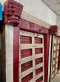 Vintage Door in Red and White Color