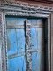 Antique Carved Window in Blue Color