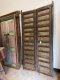 Indian Wooden Door with Brass Decor
