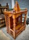 Indian Wooden Temple Display Cabinet