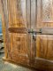 Carved Wooden Door with Glass