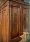 CTL21 British Cabinet with Full Floral Carving and Brass