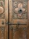 L13 Rare Full Carved Antique Colonial Door