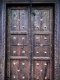 Indian Hard Wood Door with Carving and Brass