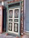 Painted Classic Wood Door with Carving