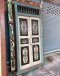 Painted Classic Wood Door with Carving