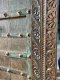 Antique Door with Brass on Iron Bars