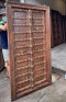 Old Wooden Door with Iron and Brass