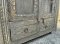 Carved Cabinet in Gray Color