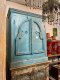 Cabinet with Arch Doors in Blue