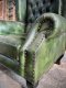 SC3 Chesterfield armchair and footstool