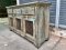 3SB4 Blue Sideboard with Wrought Iron Decor