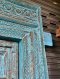 Antique Wooden Door with Brass Stars