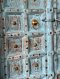 Antique Wooden Door with Brass Stars