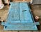 Antique Wooden Door with Brass Stars