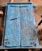 Antique Wooden Door with Brass Stars