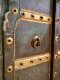 Antique Solid Wood Doors with Brass