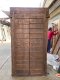 M41 Wonderful Indian Carved Door with Brass Decor