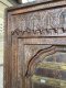 M41 Wonderful Indian Carved Door with Brass Decor