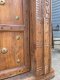 Vintage Solid Wood Door with Rare Brass
