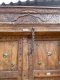 Vintage Solid Wood Door with Rare Brass