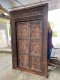XL9 Carved Door with Iron Flowers