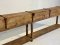 Antique Wooden Box Console Table