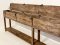 Antique Wooden Box Console Table