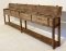 Antique Wooden Box Console Table
