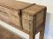 Antique Wooden Box Console Table
