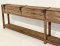 Antique Wooden Box Console Table
