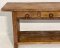 Antique Wooden Console Table With Drawers