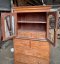 Antique Teakwood Classic Cabinet with Glass