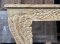 CL66 White Washed Carved Console Table