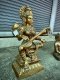 BRI69 Brass Saraswati Statue from India