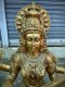 BRI69 Brass Saraswati Statue from India