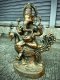 Heavy Brass God Ganesha Sitting on Peacock