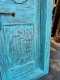 Antique Glass Door in Blue Color