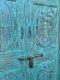 Antique Glass Door in Blue Color