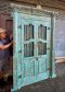 Antique Blue Wooden Double Door