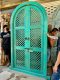 Arch Entrance Door in Vintage Green