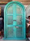 Arch Entrance Door in Vintage Green