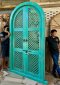 Arch Entrance Door in Vintage Green