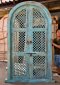 Blue Wooden Gate Arch Doors