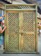 Green Carved Wood Front Door